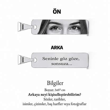 Kişiye Özel Göz Kolye Fotoğraf Kolye Sevgiliye Hediye