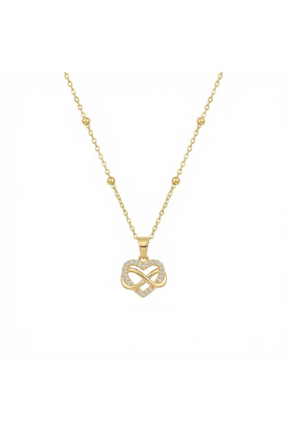316L Çelik Kararmaz Gold Kadın Kolye | Altın Renk Kalp Figür