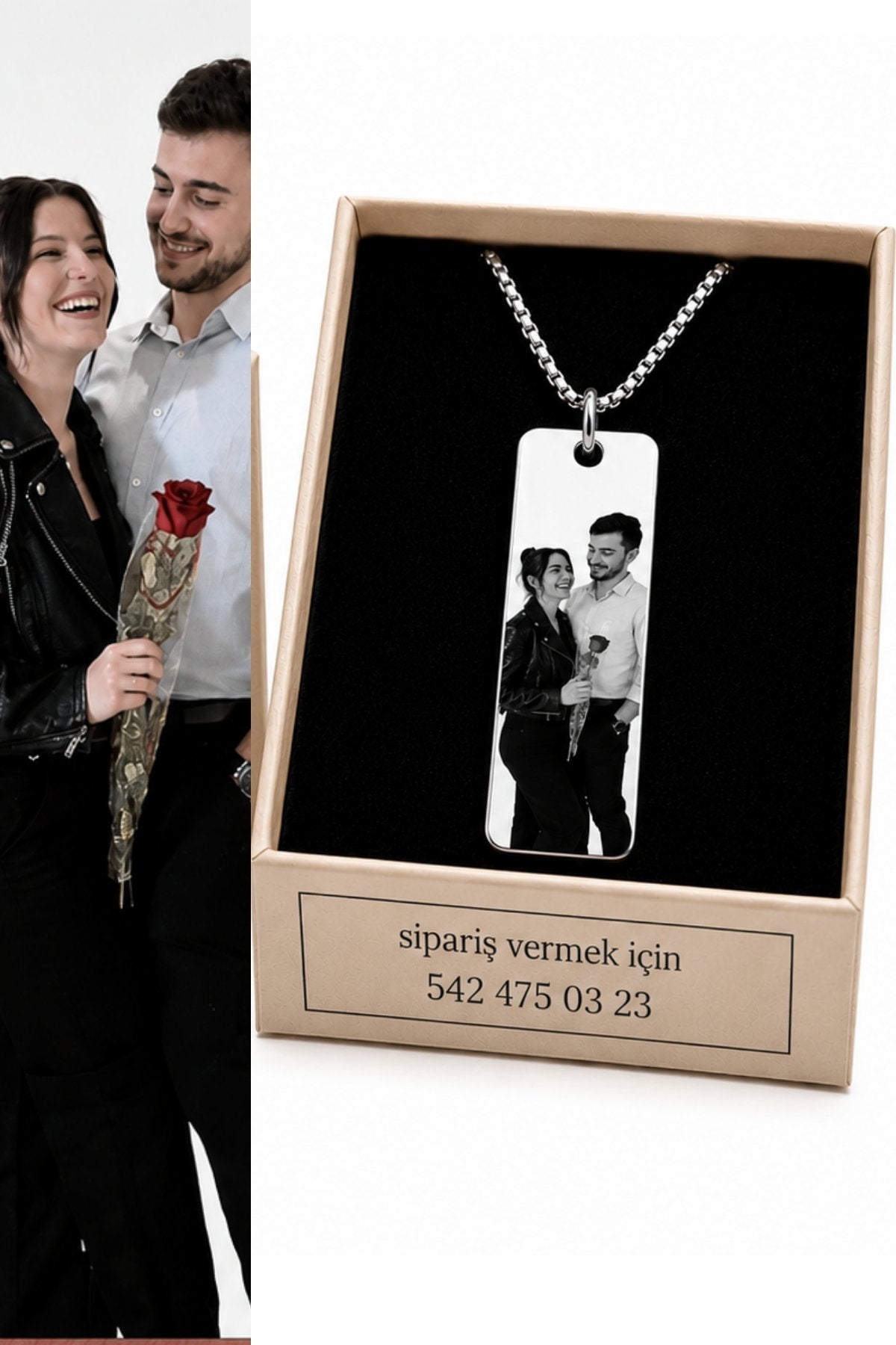 Kişiye Özel Göz Kolye Fotoğraf Kolye Sevgiliye Hediye